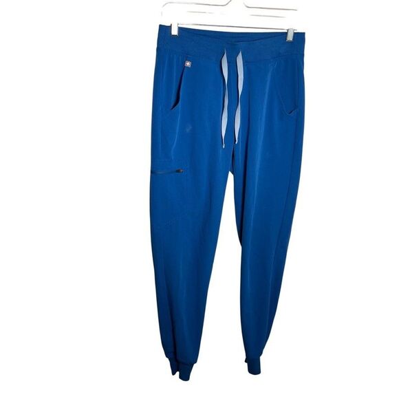 Figs Pants - Figs Scrub Pants Women's XS Blue Jogger Drawstring Technical Collection